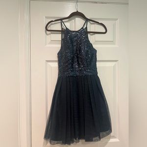 B. Darlin navy sequin dress